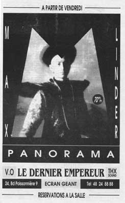 Max Linder - Pav&eacute; de presse